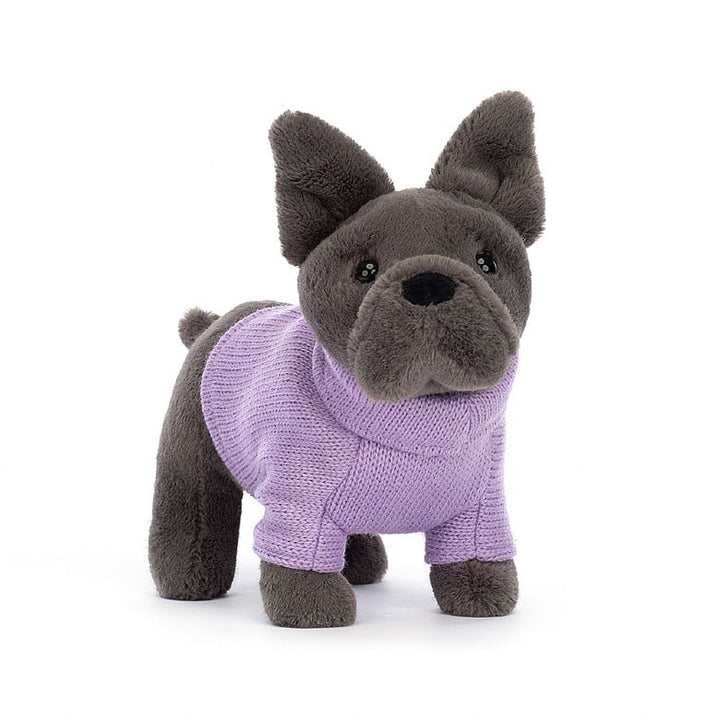 SWEATER FRENCH BULLDOG PURPLE - Kingfisher Road - Online Boutique