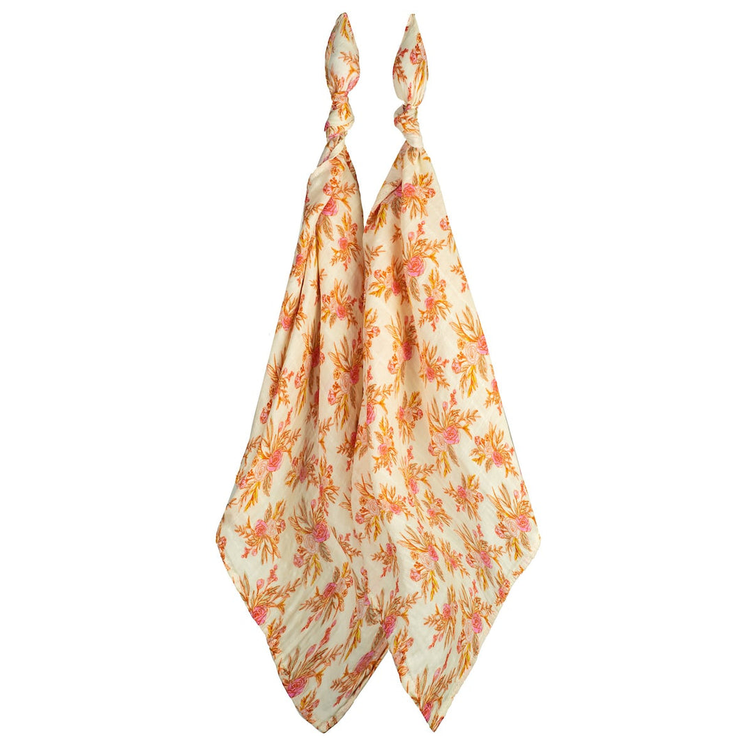 VINTAGE FLORAL ORGANIC BURP CLOTHS - Kingfisher Road - Online Boutique