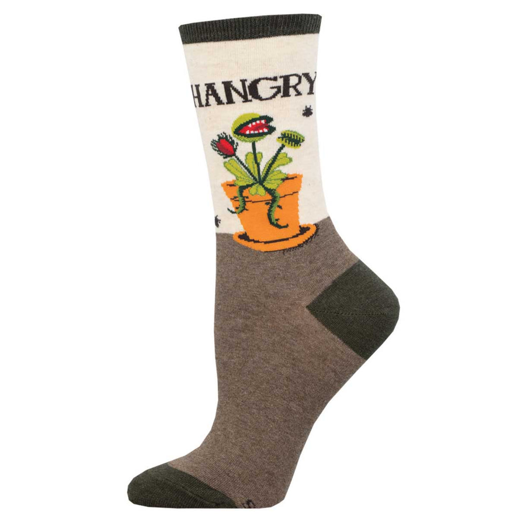 HANGRY CREW SOCKS-IVORY HEATHER - Kingfisher Road - Online Boutique