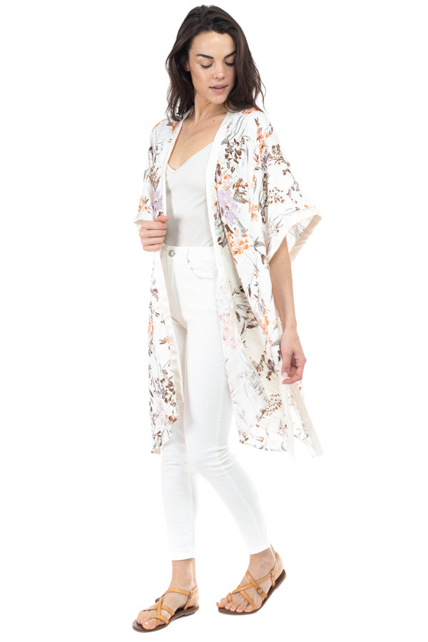 Convertible Kimono - Off White - Kingfisher Road - Online Boutique