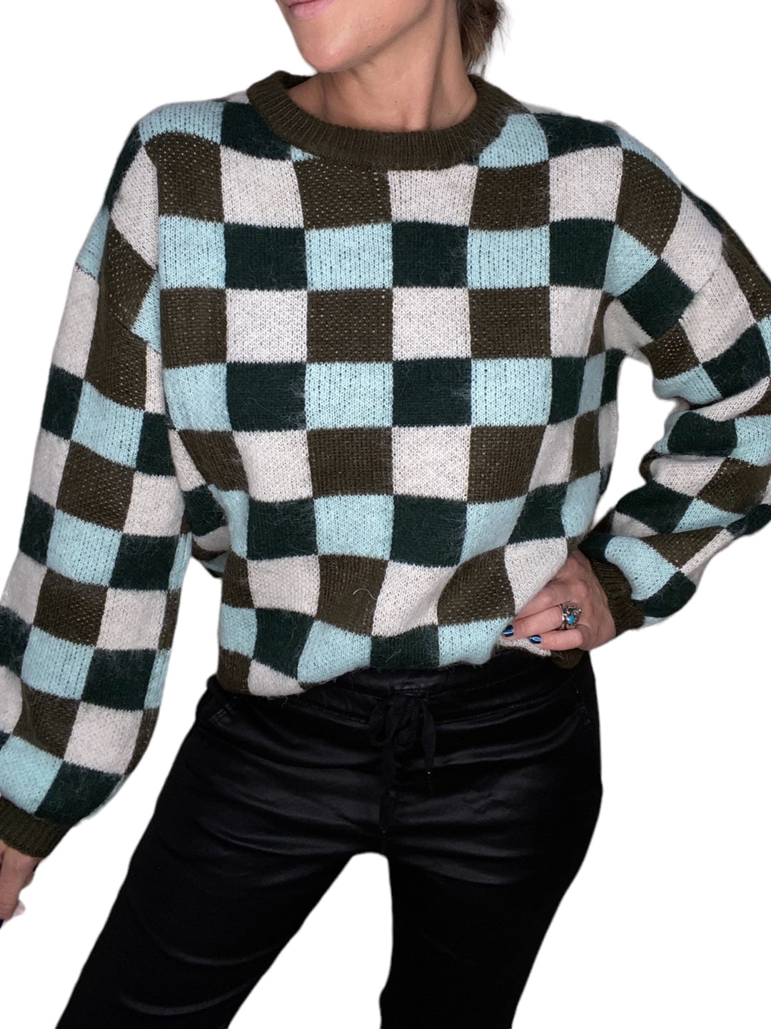AURORA SWEATER - KAKI - Kingfisher Road - Online Boutique