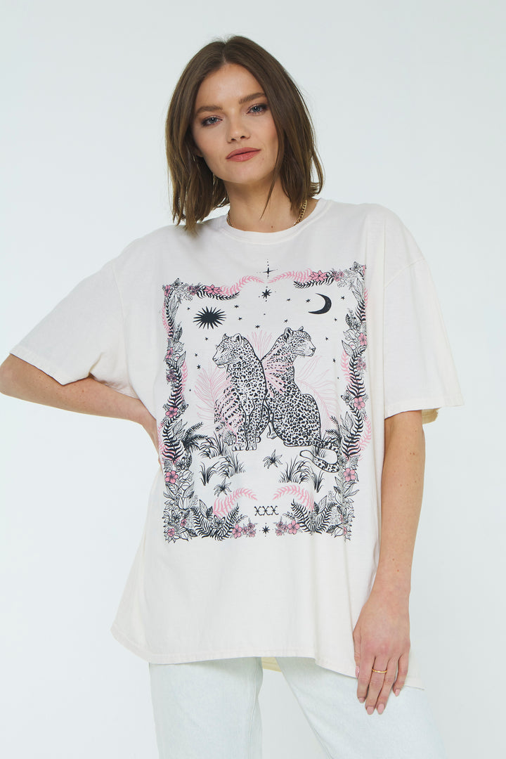 SEEING DOUBLE OVERSIZED TEE - Kingfisher Road - Online Boutique