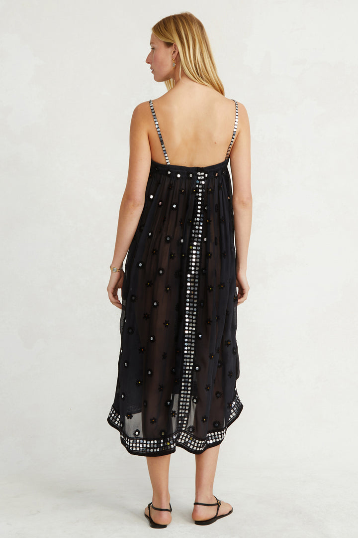 MIRROR SEQUIN DRAWSTRING DRESS - TOTAL ECLIPSE - Kingfisher Road - Online Boutique