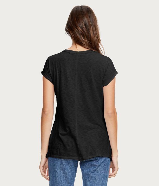 TRUDY CREW NECK TOP - BLACK - Kingfisher Road - Online Boutique