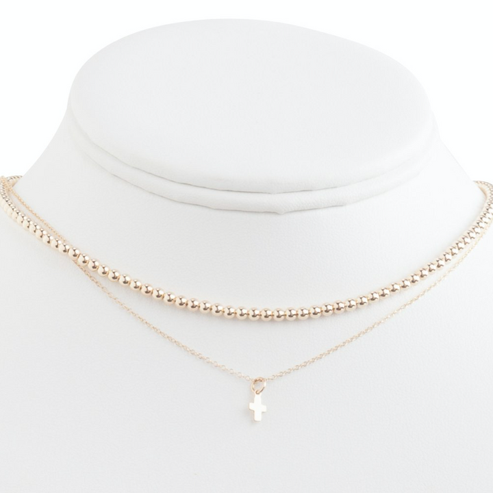 3MM 17" CLASSIC GOLD BEAD CHOKER - Kingfisher Road - Online Boutique
