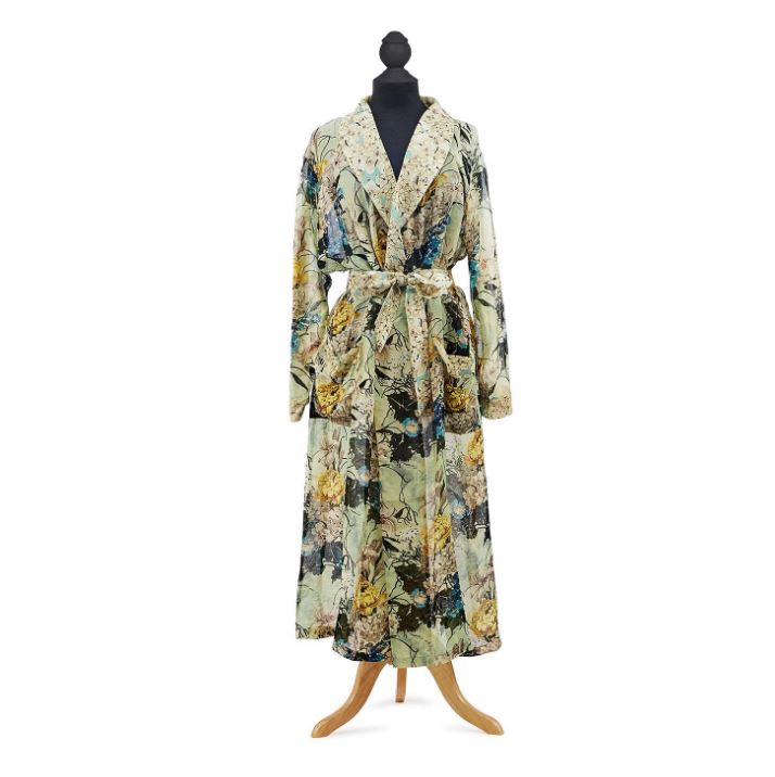 WINTER LILY PRINT ROBE - Kingfisher Road - Online Boutique