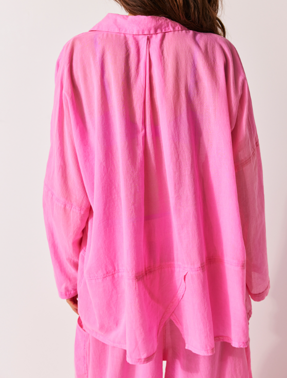 HEAT OF THE NIGHT SHIRT-NEON PINK - Kingfisher Road - Online Boutique