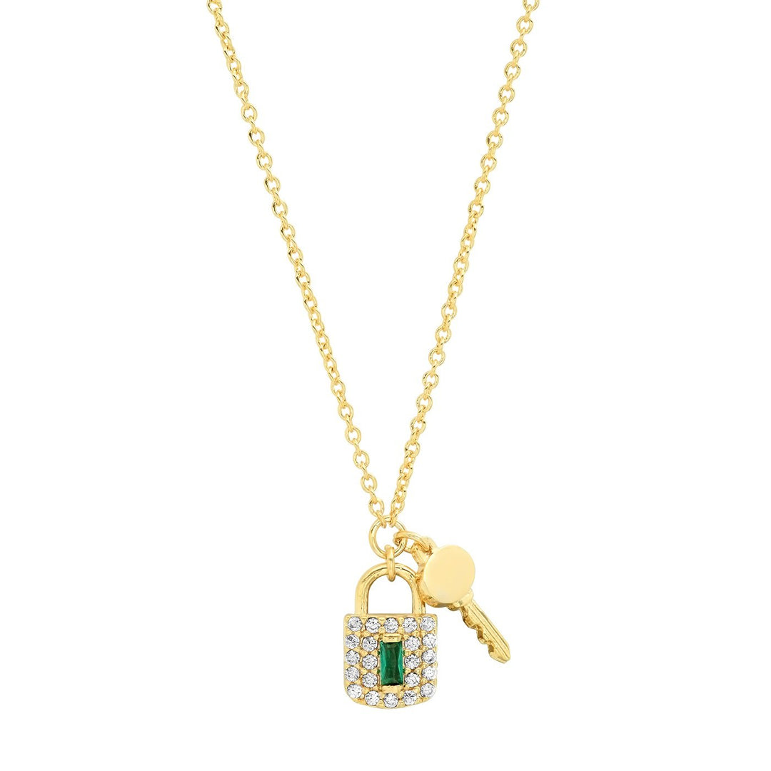 Key Charm Necklace - Kingfisher Road - Online Boutique