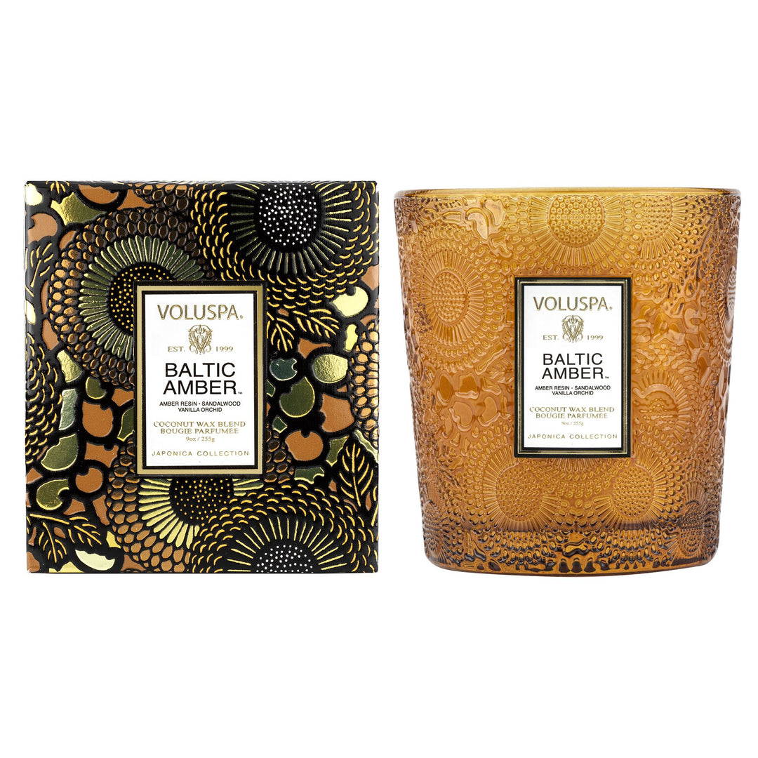 BALTIC AMBER CLASSIC CANDLE - Kingfisher Road - Online Boutique