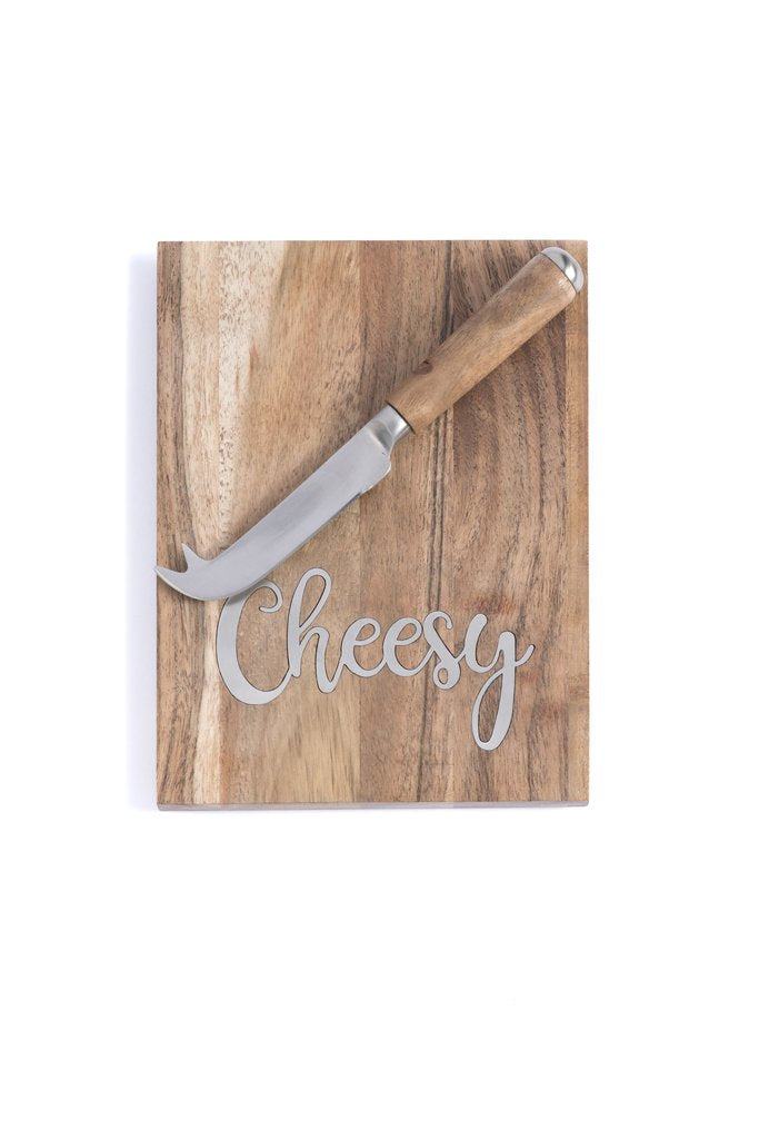 Knife Set Cheesy Board - Kingfisher Road - Online Boutique