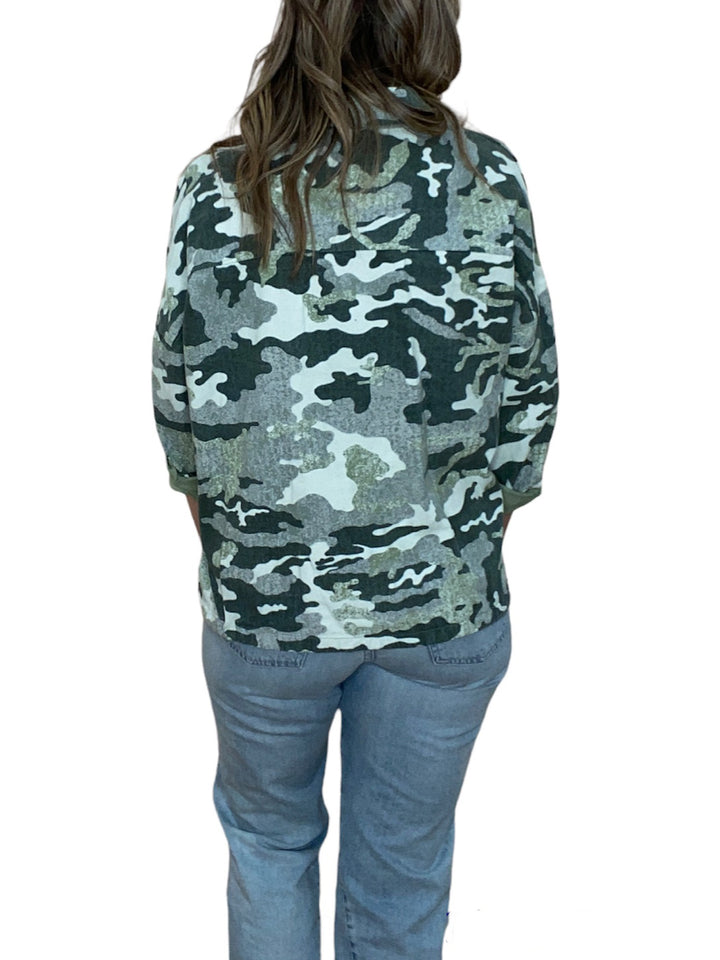 CAMO GREEN JACKET - Kingfisher Road - Online Boutique