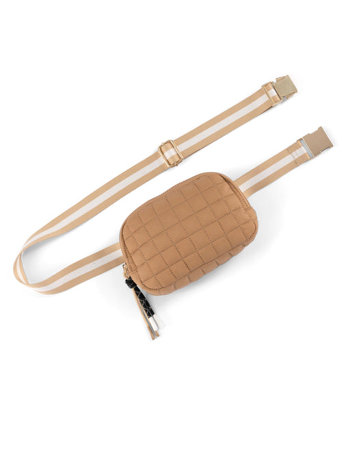 EZRA BELT BAG-TAN - Kingfisher Road - Online Boutique