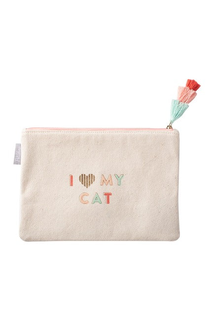I LOVE MY CAT POUCH - Kingfisher Road - Online Boutique
