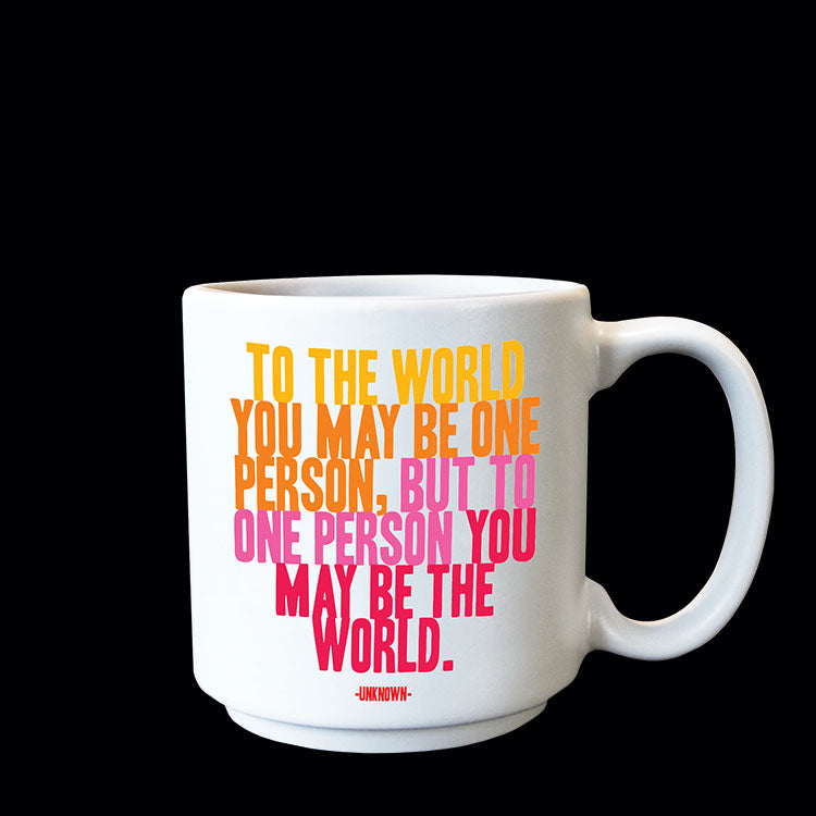 TO THE WORLD YOU MAY BE MINI MUG - Kingfisher Road - Online Boutique