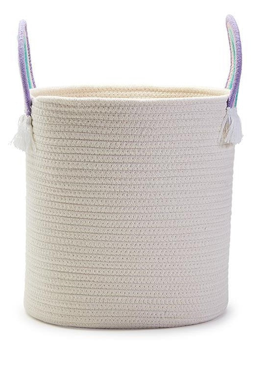 RAINBOW HANDLE ROPE BASKETS - LARGE - Kingfisher Road - Online Boutique