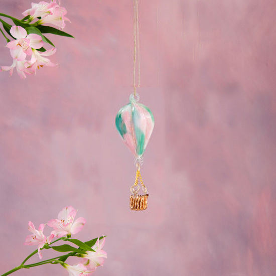 HOT AIR BALLOON/WATERCOLOR ORNAMENT - Kingfisher Road - Online Boutique