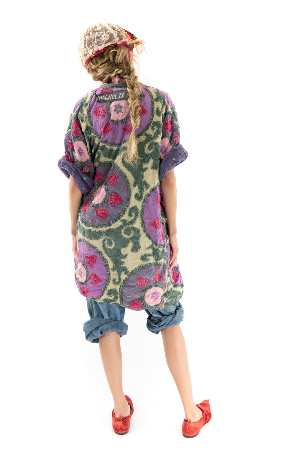 APPLIQUÉ HIPPIE COAT - BAZAAR - Kingfisher Road - Online Boutique