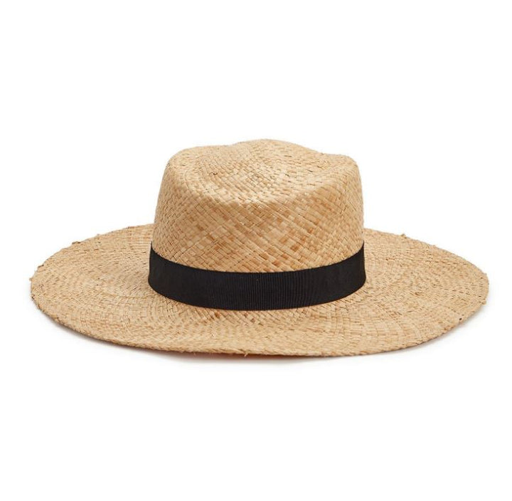 NATURAL RAFFIA SUN HAT - Kingfisher Road - Online Boutique