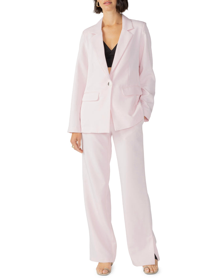 BRYCE WOVEN BLAZER - WASHED PINK - Kingfisher Road - Online Boutique