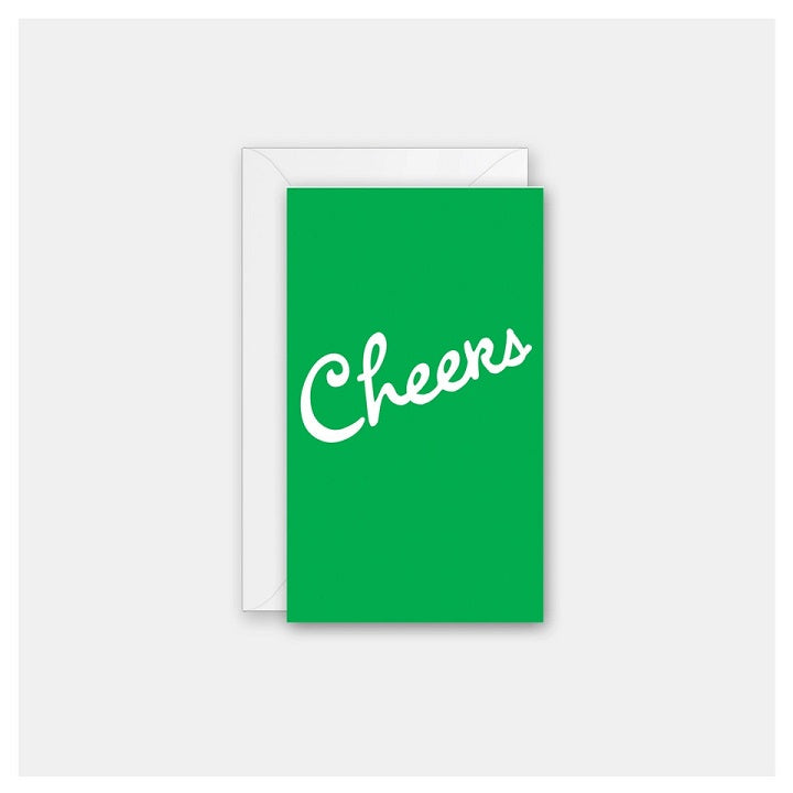 GREEN CHEERS CURSIVE - Kingfisher Road - Online Boutique