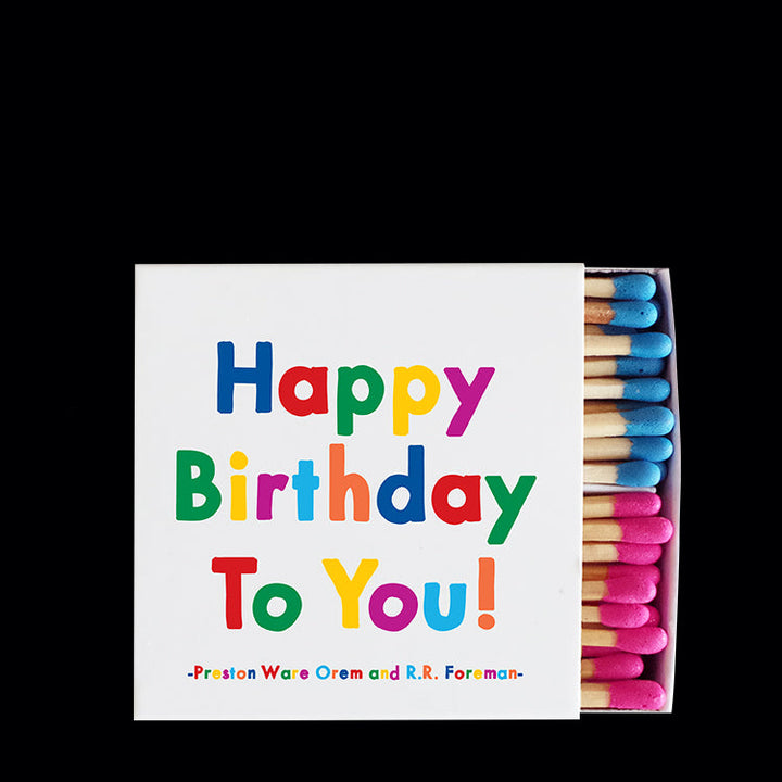 HAPPY BIRTHDAY TO YOU MATCHBOX - Kingfisher Road - Online Boutique