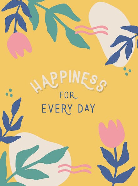 HAPPINESS FOR EVERY DAY - Kingfisher Road - Online Boutique