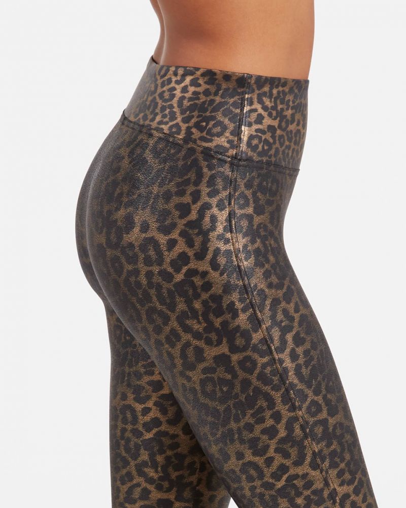 Metallic Leopard Legging - Kingfisher Road - Online Boutique