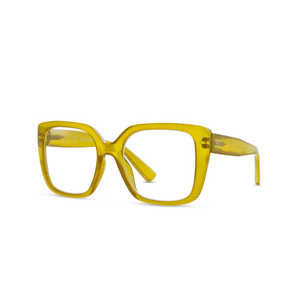 OVERSIZED SQUARE-CLEAR YELLOW - Kingfisher Road - Online Boutique
