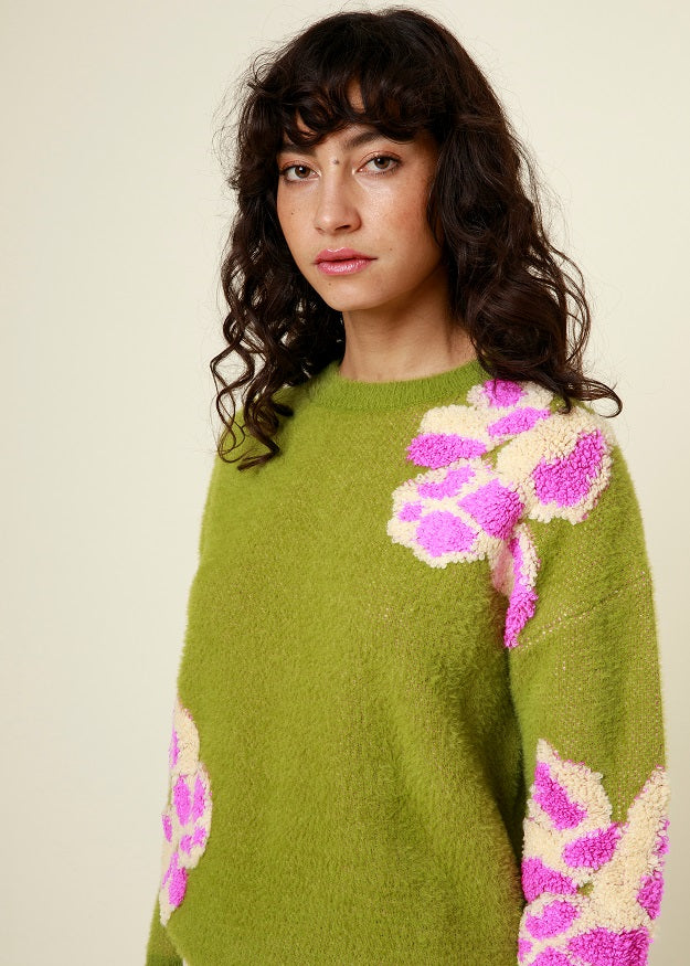 ULYSSIA SWEATER - OLIVE - Kingfisher Road - Online Boutique