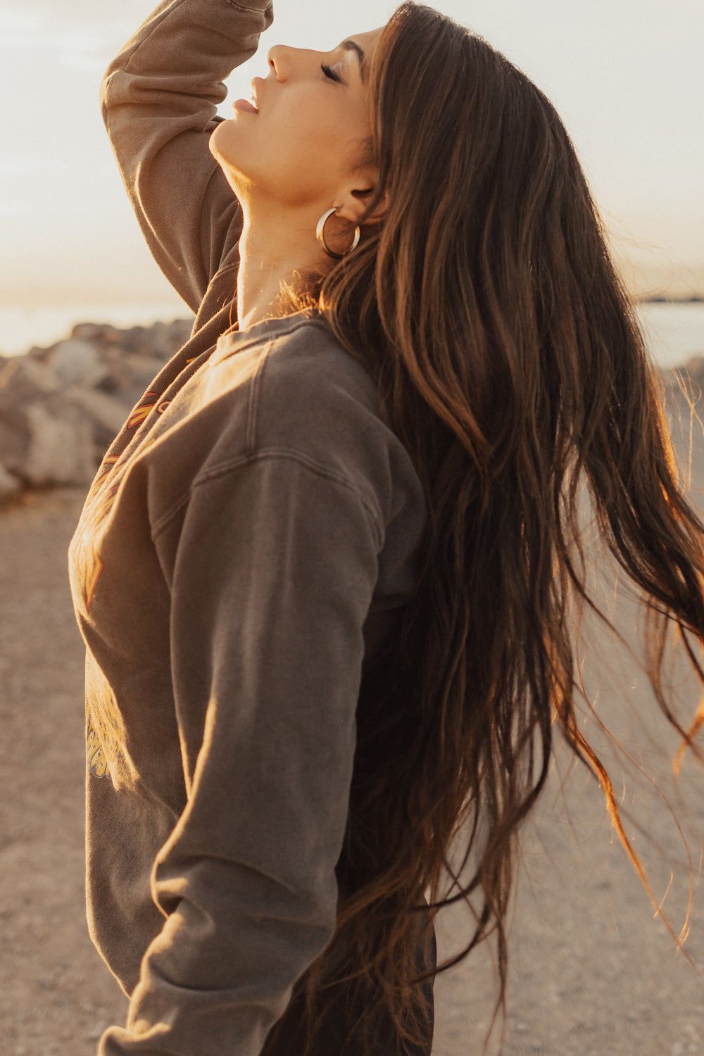 DEF LEPPARD SWEATSHIRT-VINTAGE BLACK - Kingfisher Road - Online Boutique