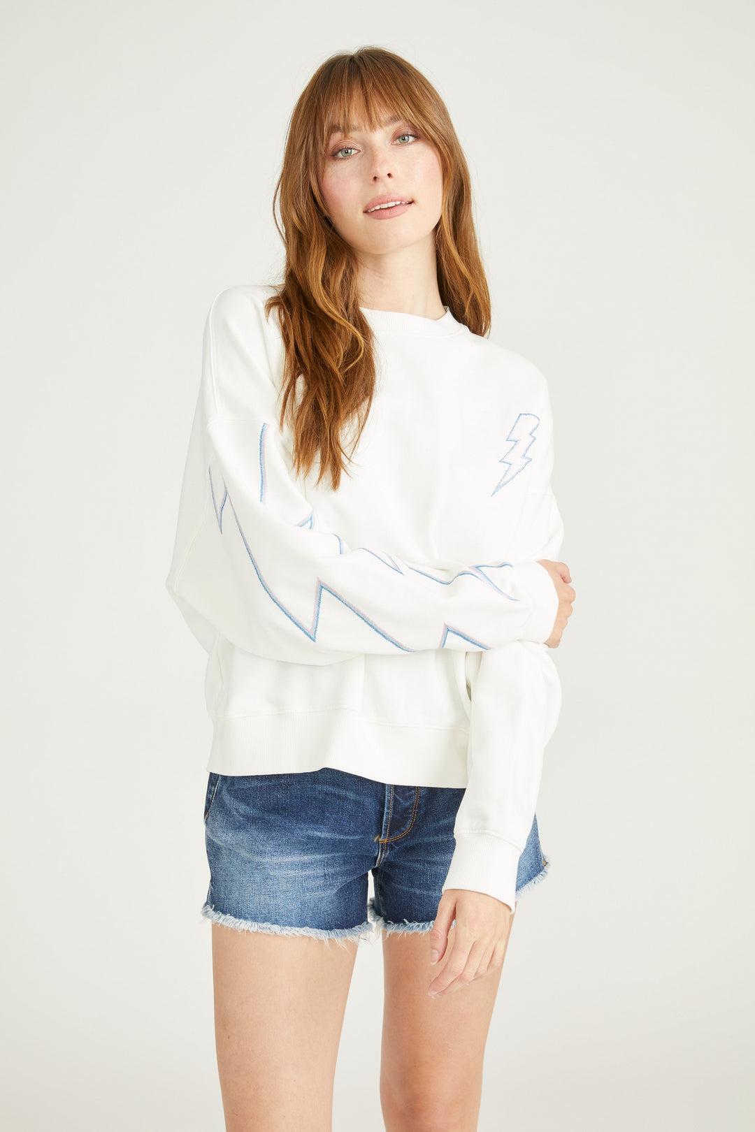 PULLOVER ZIGGY STARDUST-WHITE - Kingfisher Road - Online Boutique