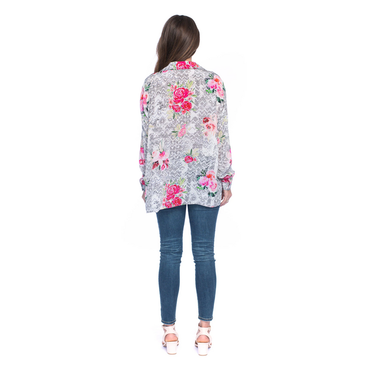 KENNEDY BUTTON DOWN TOP - ROSE - Kingfisher Road - Online Boutique