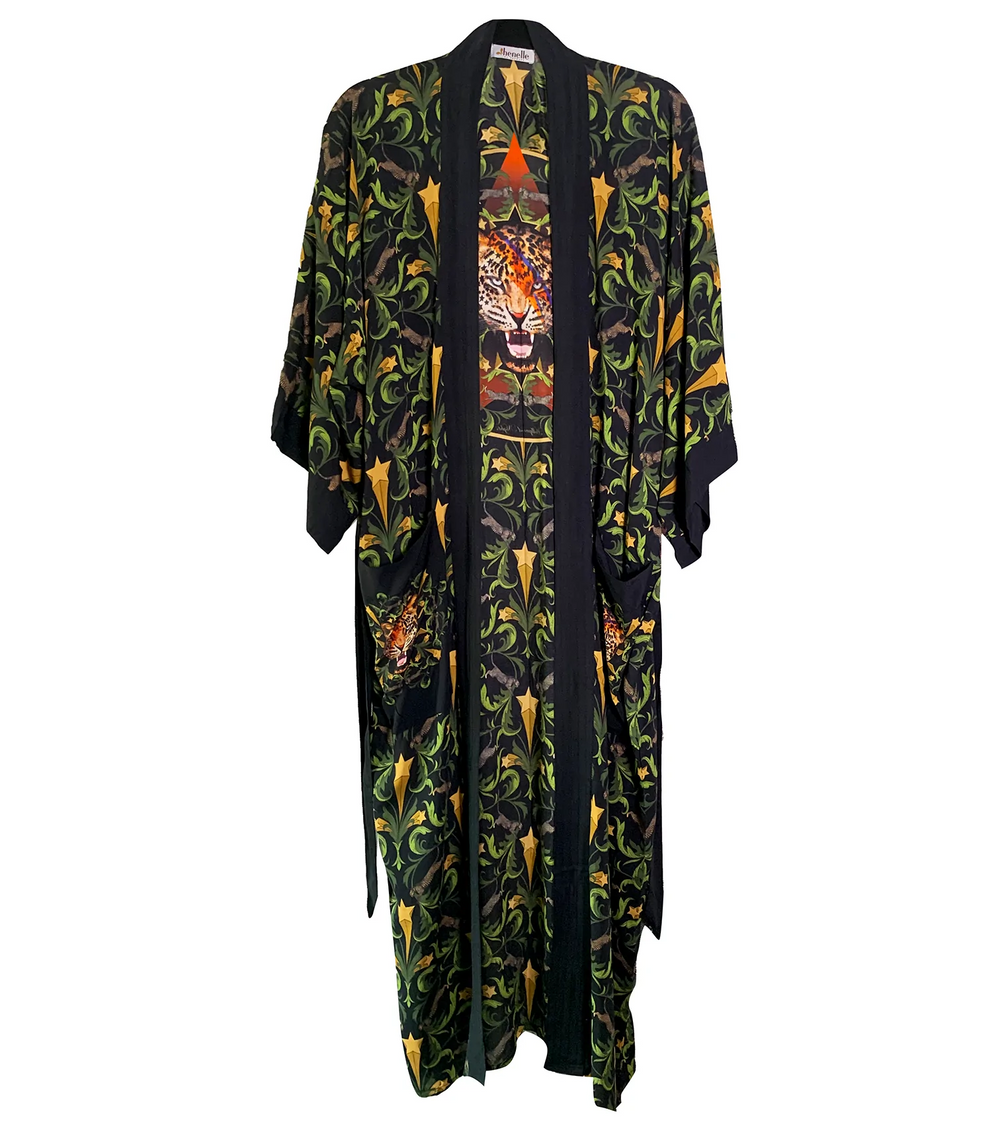 HOLLYWOOD NIGHTS KIMONO - Kingfisher Road - Online Boutique