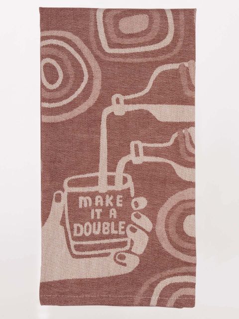 MAKE IT A DOUBLE DISH TOWEL - Kingfisher Road - Online Boutique