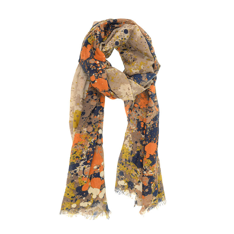 PAINT SPLATTER SCARF - Kingfisher Road - Online Boutique