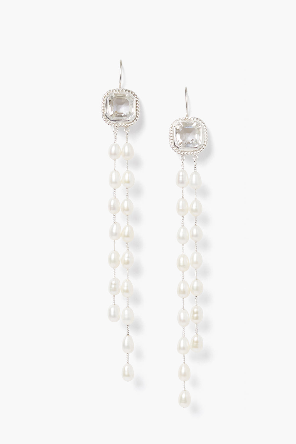 CRYSTAL WRAPPED EARRING - Kingfisher Road - Online Boutique