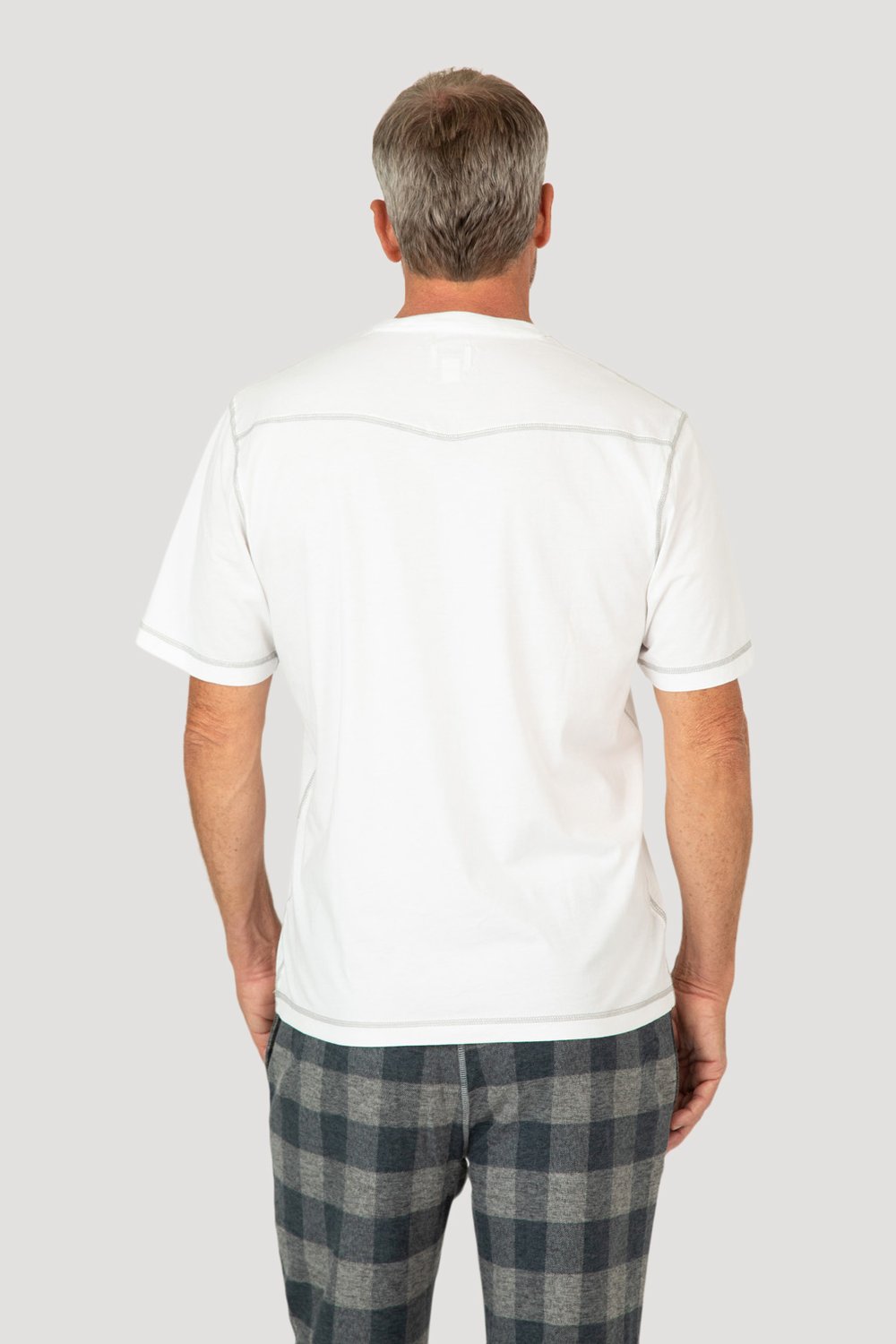 WHITE SECRET WASH SHORT SLEEVE CREW - Kingfisher Road - Online Boutique
