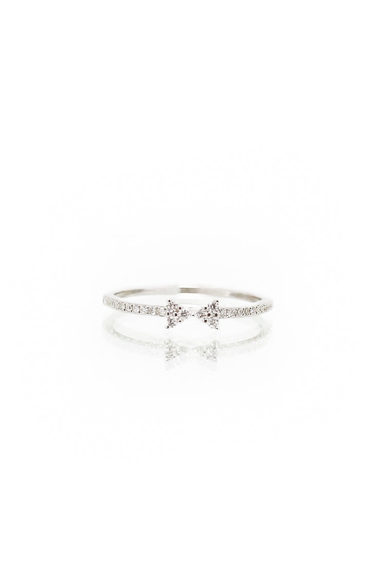 .09 DIAMOND BOW RING - Kingfisher Road - Online Boutique