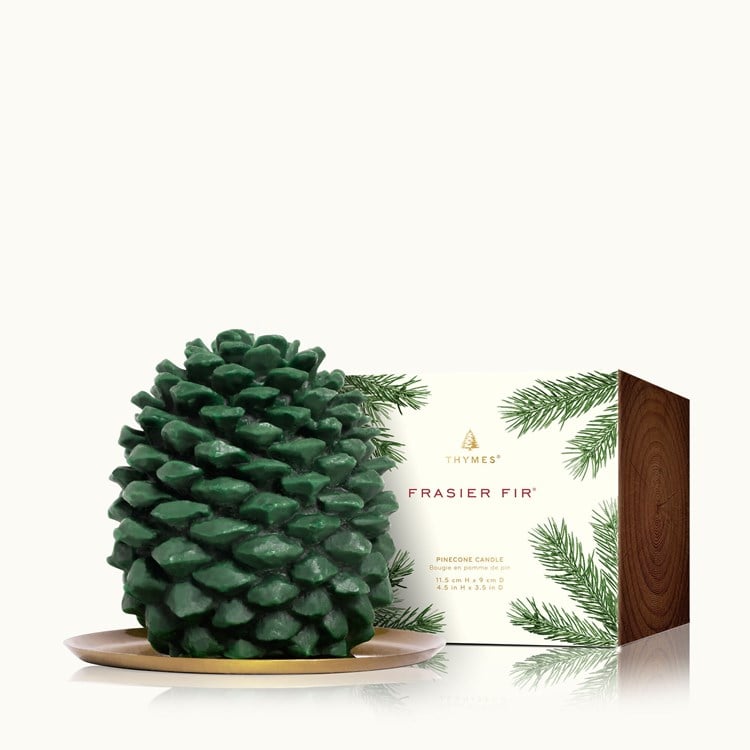 FRASIER FIR MOLDED PETITE PINECONE CANDLE - Kingfisher Road - Online Boutique