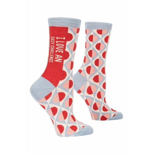 Easy Challenge Women's Crew Socks - Kingfisher Road - Online Boutique
