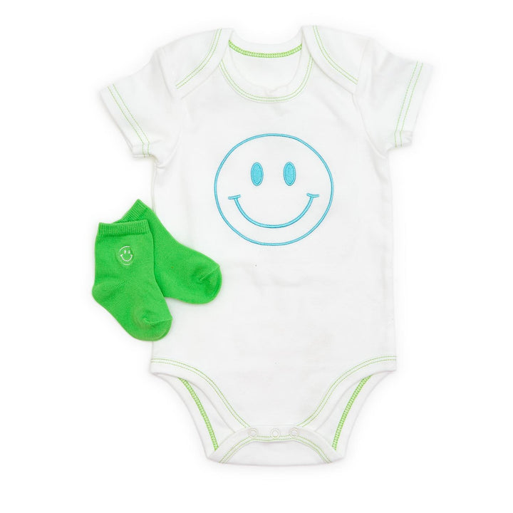 HAPPY GIFT SET ONESIE AND SOCKS - Kingfisher Road - Online Boutique