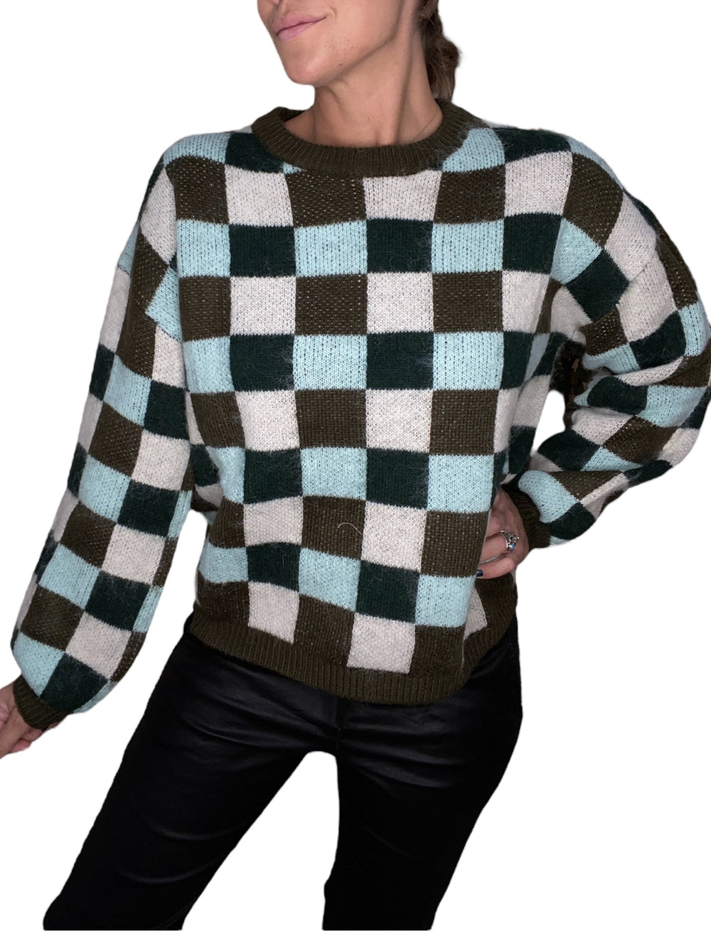 AURORA SWEATER - KAKI - Kingfisher Road - Online Boutique