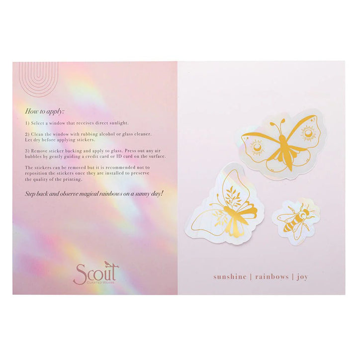 SUNCATCHER WINDOW STICKERS-BUTTERFLIES AND MOTHS - Kingfisher Road - Online Boutique