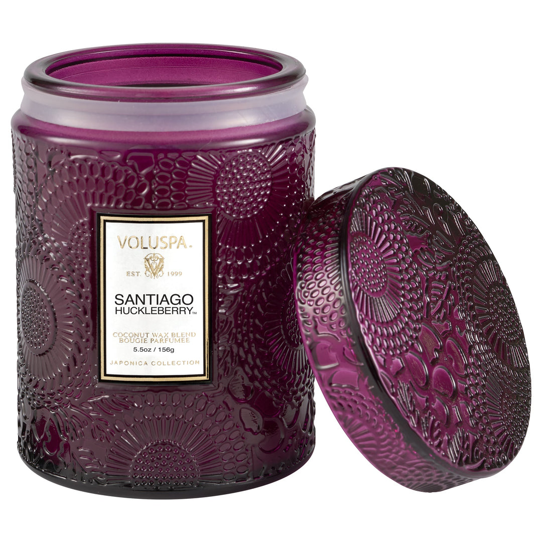 Santiago Huckleberry Small Jar Candle - Kingfisher Road - Online Boutique