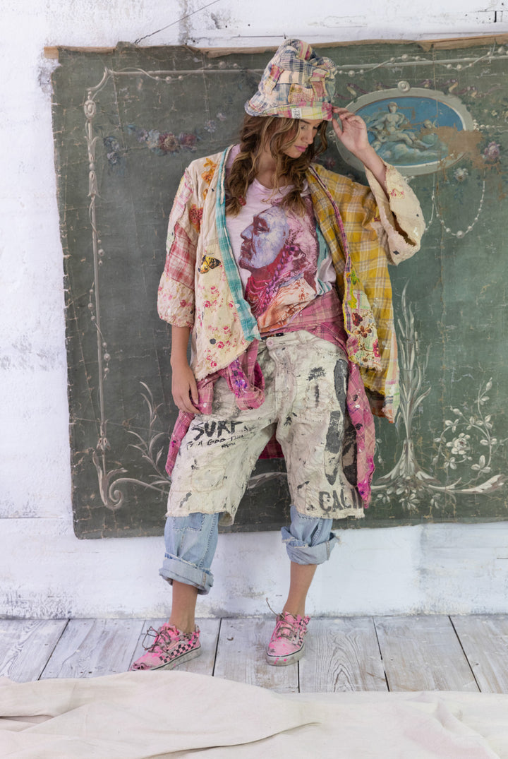 PATCHWORK BEATIX KIMONO-MADRAS APP - Kingfisher Road - Online Boutique