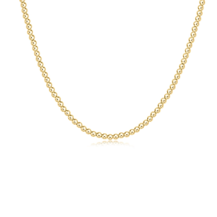 3MM 17" CLASSIC GOLD BEAD CHOKER - Kingfisher Road - Online Boutique