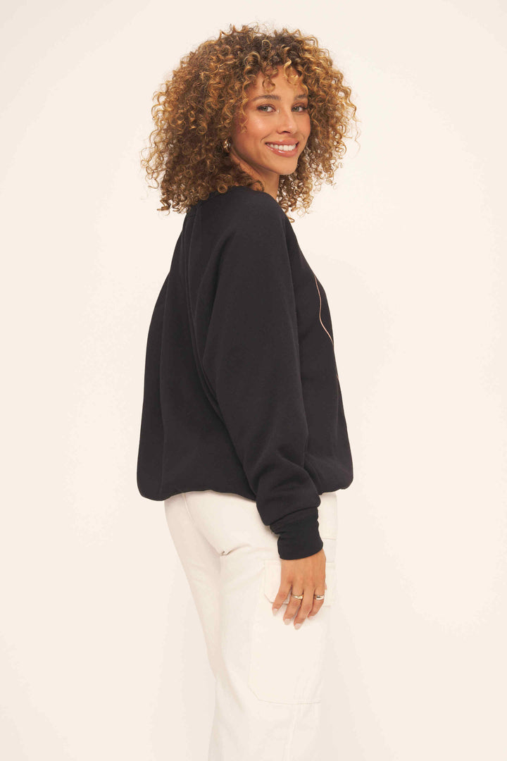 LOVE ALL NYC SWEATSHIRT - BLACK - Kingfisher Road - Online Boutique