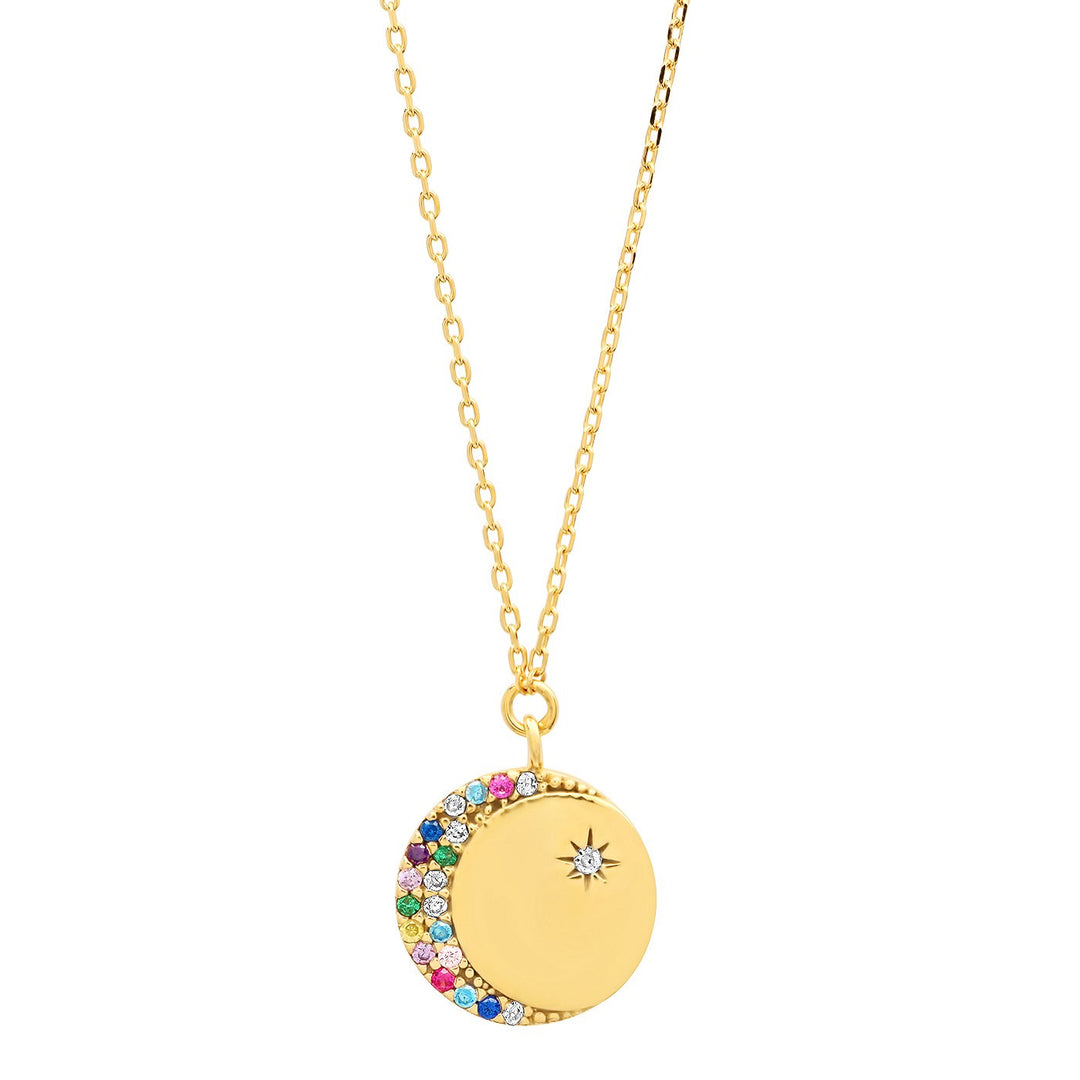 Coin Star & Moon Pendant - Kingfisher Road - Online Boutique