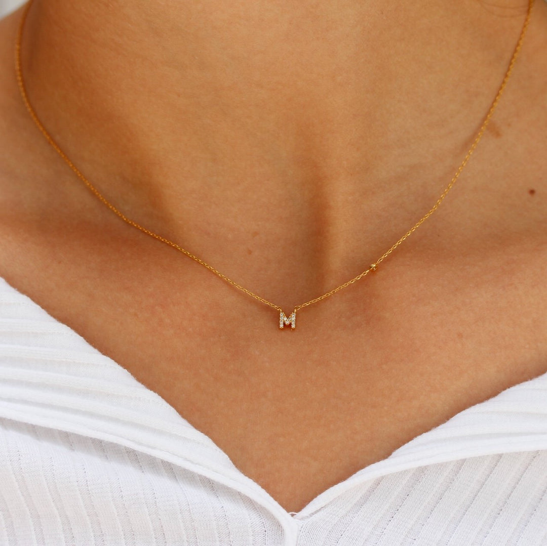 Mini Initial Necklace - Kingfisher Road - Online Boutique