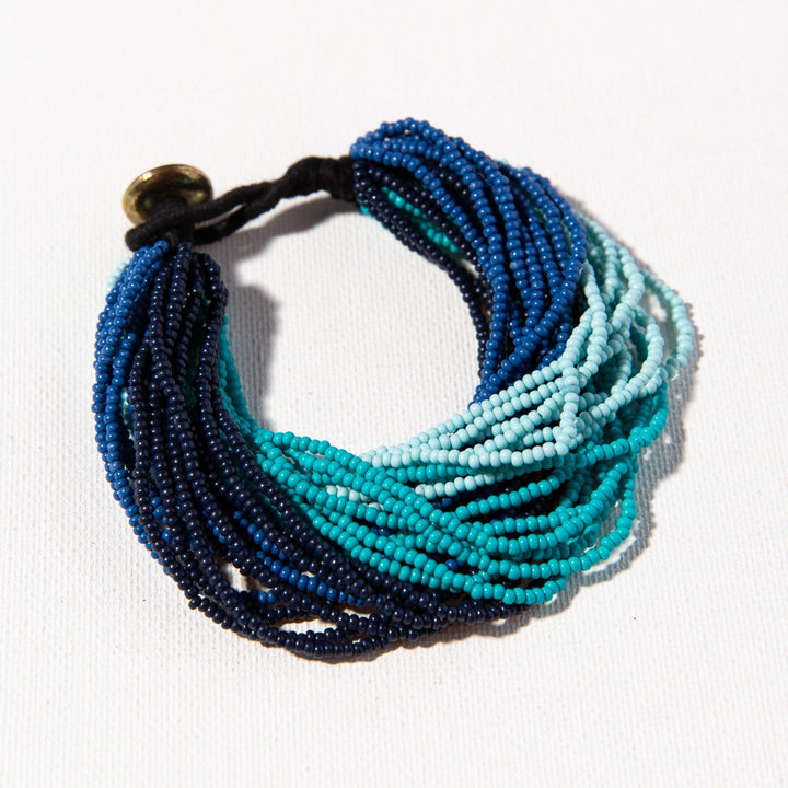MULTI-LAYER SEED BEAD BRACELET - Kingfisher Road - Online Boutique